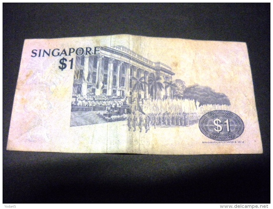 SINGAPOUR 1 Dollar 1976,1976-1980, Pick N° 9, SINGAPORE - Singapour