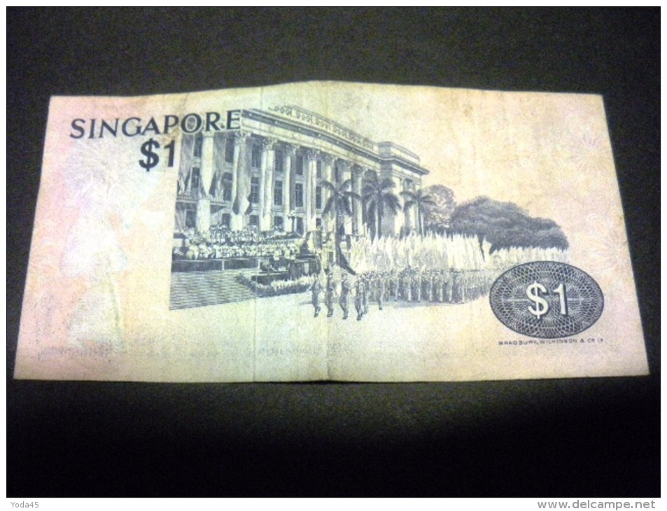 SINGAPOUR 1 Dollar 1976,1976-1980, Pick N° 9, SINGAPORE - Singapour