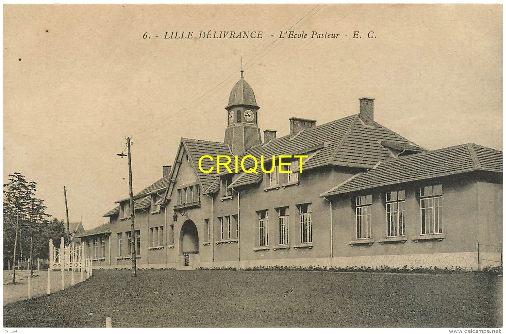 59 Lille-Délivrance, Ecole Pasteur, Carte Pas Courante - Lille