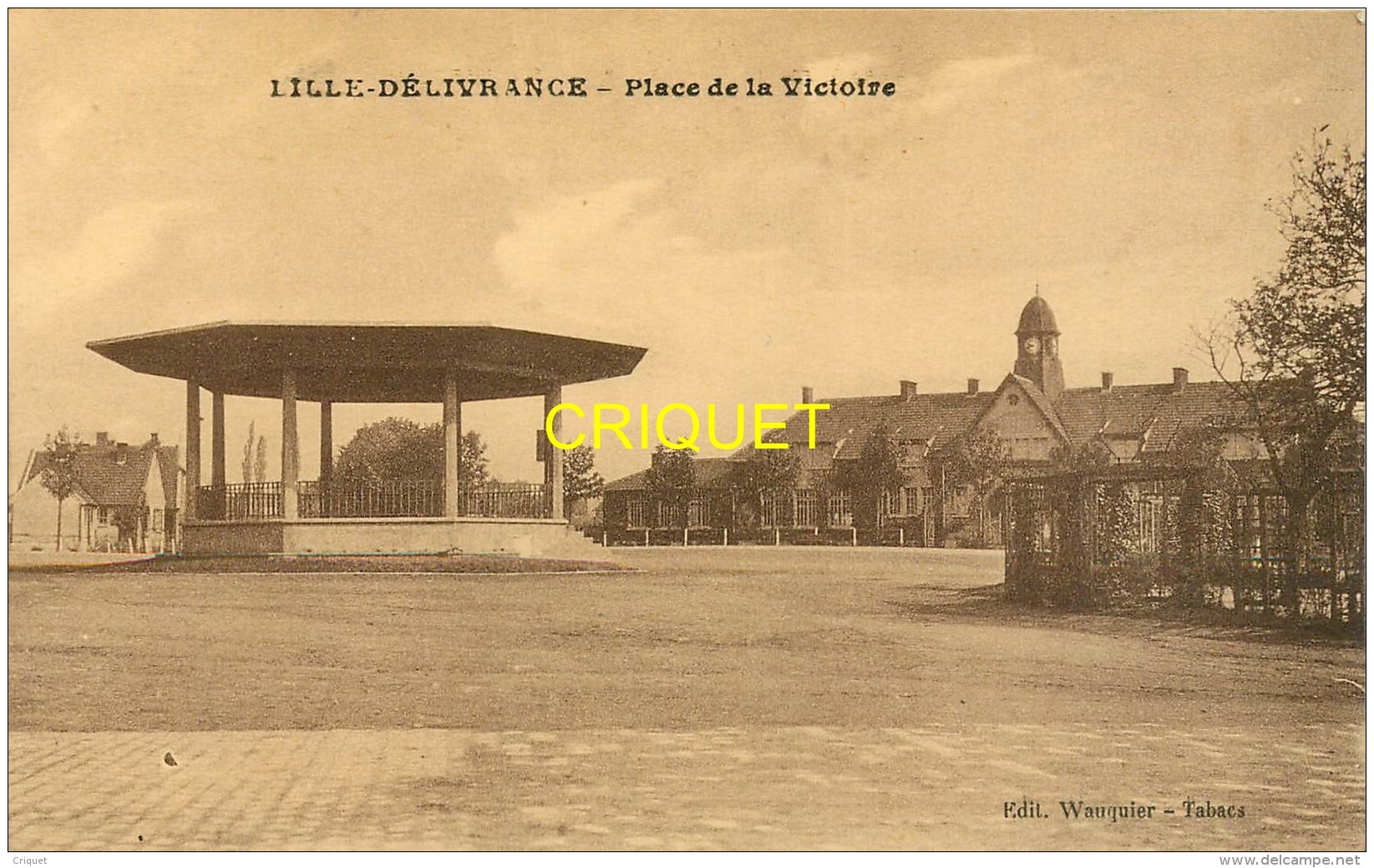 59 Lille-Délivrance, Place De La Victoire, Beau Kiosque à Musique, Carte Pas Courante - Lille