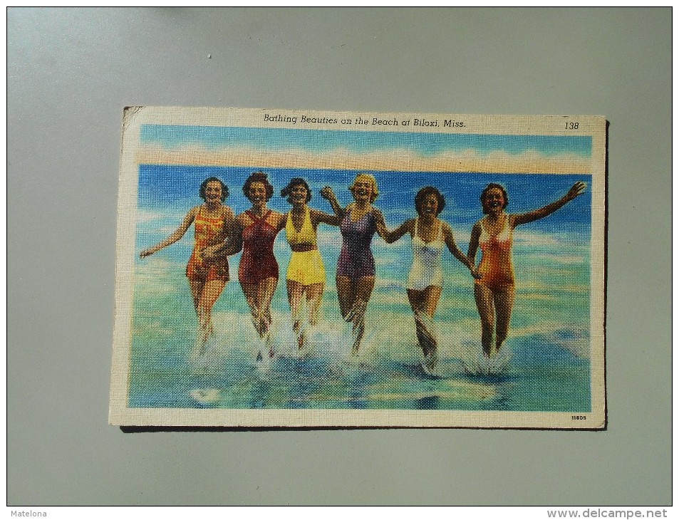 ETATS UNIS MS MISSISSIPI BATHING BEAUTIES ON THE BEACH AT BELOXI - Autres & Non Classés