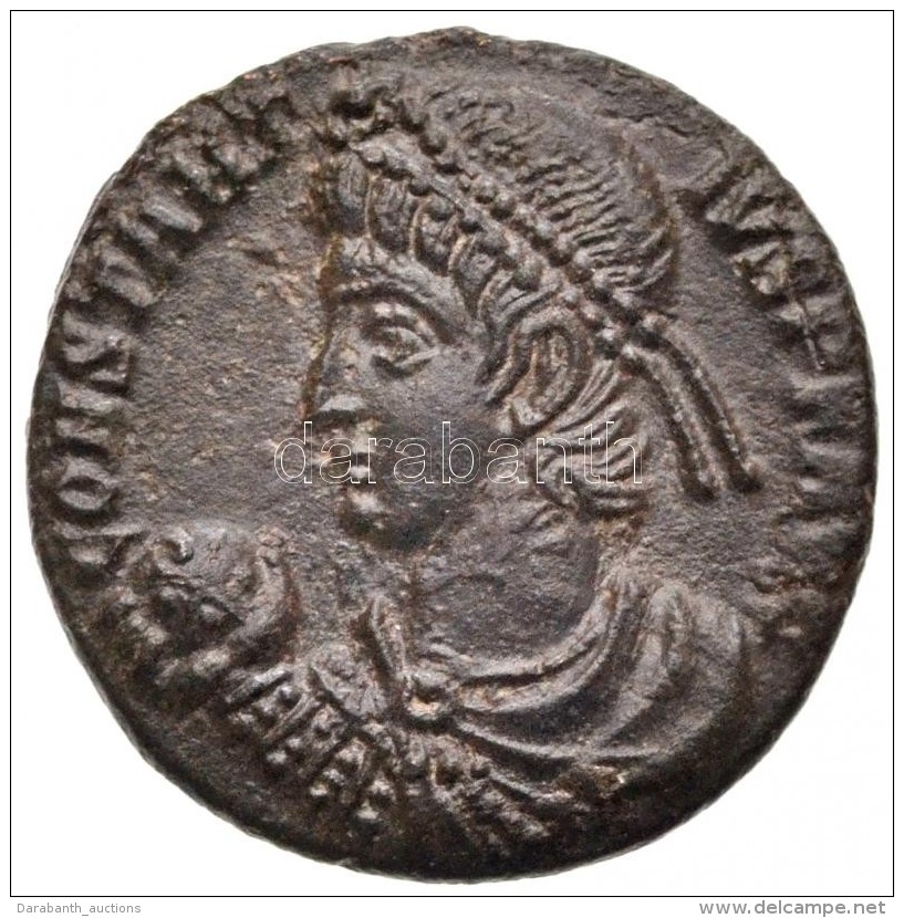 Római Birodalom / Aquileia / II. Constantius 348-350. AE3 (3,58g) T:2 / 
Roman Empire / Aquileia /... - Sin Clasificación