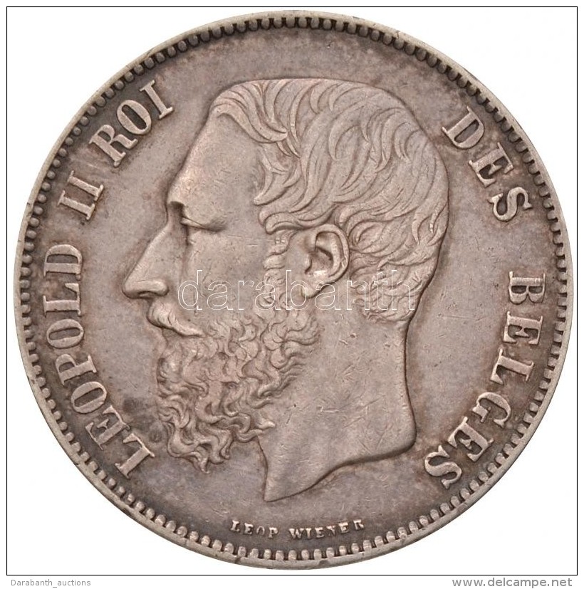 Belgium 1867. 5Fr Ag 'II. Lipót' (24,97g) T:1-,2 Kis Ph.
/ Belgium 1867. 5 Francs Ag 'Leopold II' (24,97g)... - Sin Clasificación