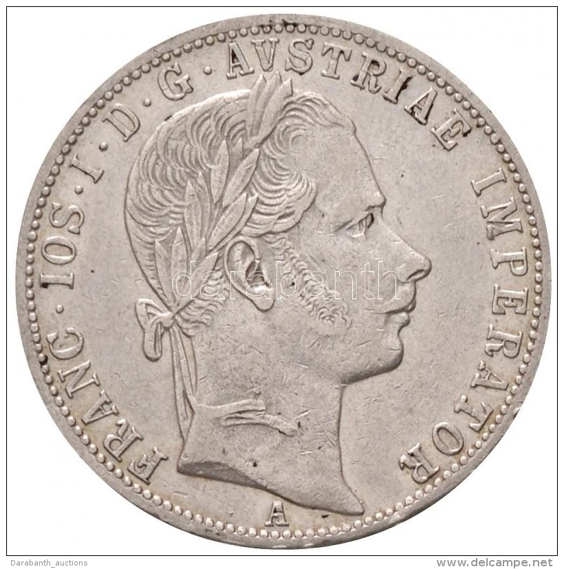 Ausztria 1865A 1Fl Ag 'Ferenc József' (12,35g) T:2 Apró Ph. / Austria 1865A 1 Florin Ag 'Franz... - Sin Clasificación