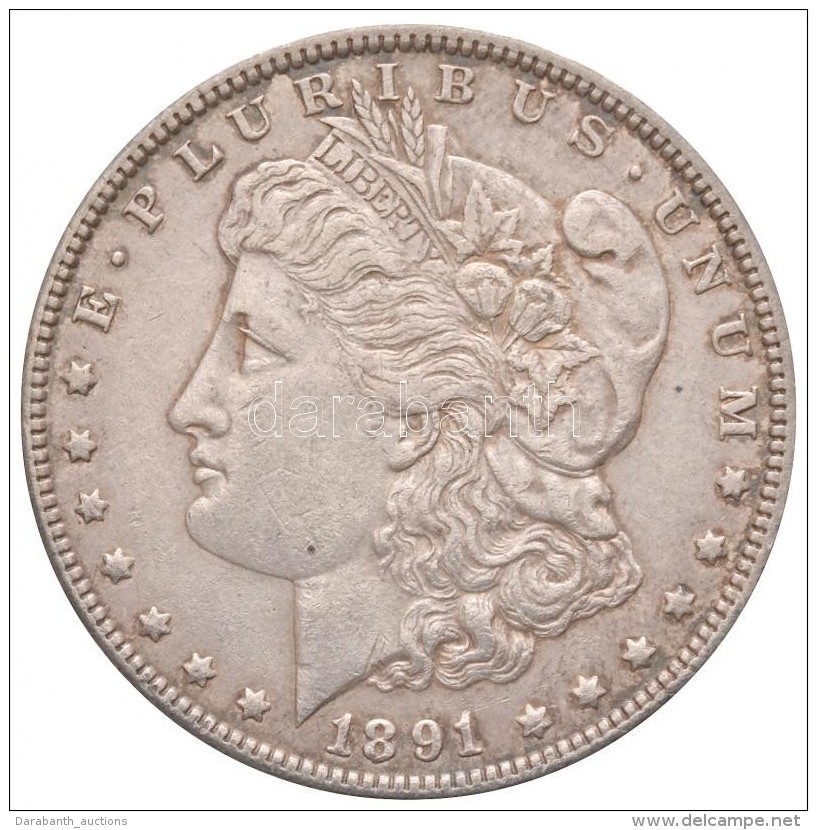 Amerikai Egyesült Államok 1891. 1$ Ag 'Morgan' (26,69g) T:2
/ USA 1891. 1 Dollar Ag 'Morgan' (26,69g)... - Sin Clasificación