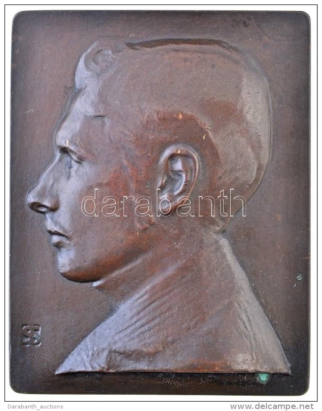 Szentgyörgyi István (1881-1939) DN Férfi Portré Br Plakett (241g/88x112mm) T:1- / Hungary... - Sin Clasificación