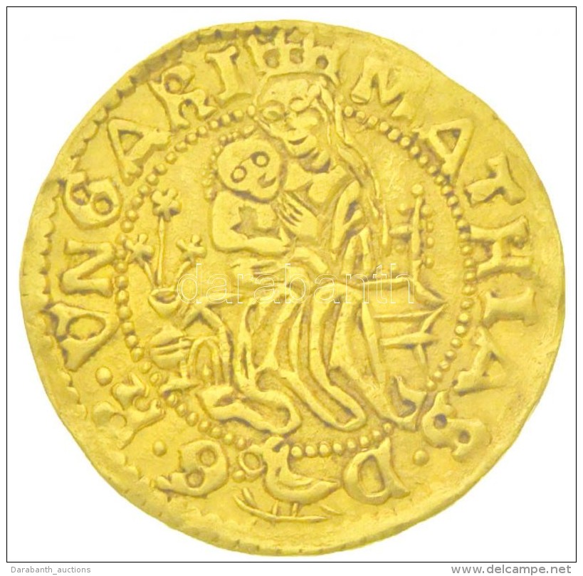 1458-1490K-P Aranyforint Au 'Mátyás' (3,45g) T:2,2- Kissé Hajlott Lemez / Hungary / Kingdom... - Non Classés