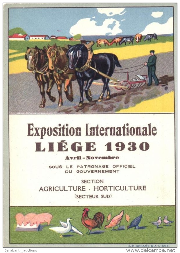 ** T2/T3 1930 Liege, Exposition Internationale, Section Agriculture - Horticulture / International Exhibition... - Sin Clasificación