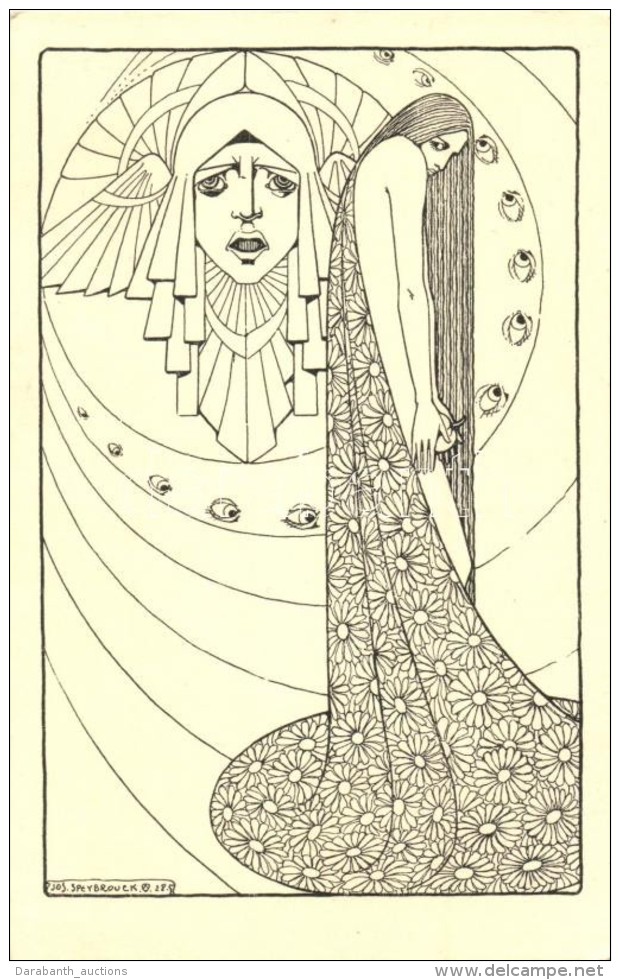 ** T2 13e Reeks - 2de Uitgave - J. Lannoo, Thielt - 1929. / Belgian Art Deco Art Postcard. S: Jos Speybrouck - Sin Clasificación