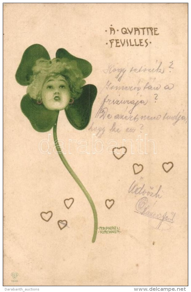 T2 A Quattre Fevilles;, B.S.W. 1046. Litho S: Raphael Kirchner - Sin Clasificación