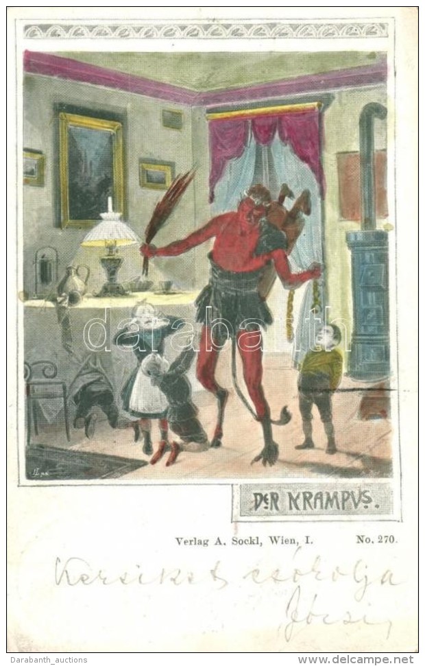 T2/T3 1899 Der Krampus, Verlag A. Sockl, Wien I. No. 270. (EK) - Sin Clasificación