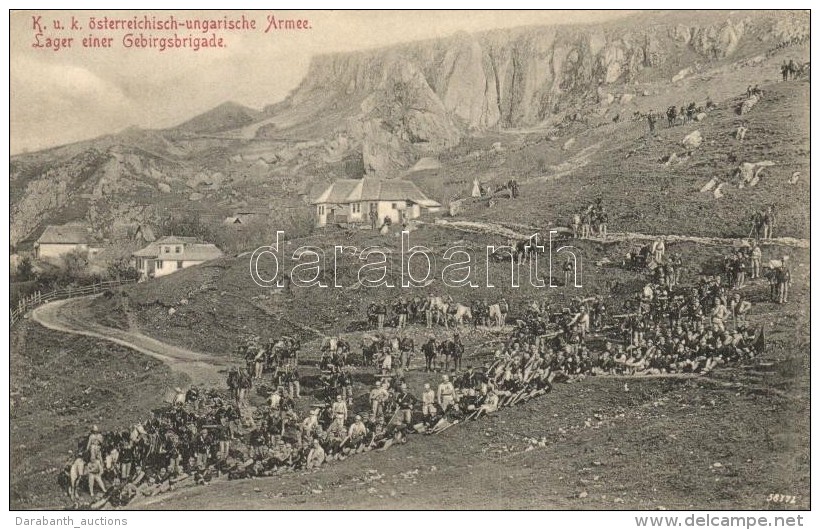 ** T1 K.u.K. österreichisch-ungarische Armee, Lager Einer Gebirgsbrigade / K.u.K. Austro-Hungarian Mountain... - Sin Clasificación