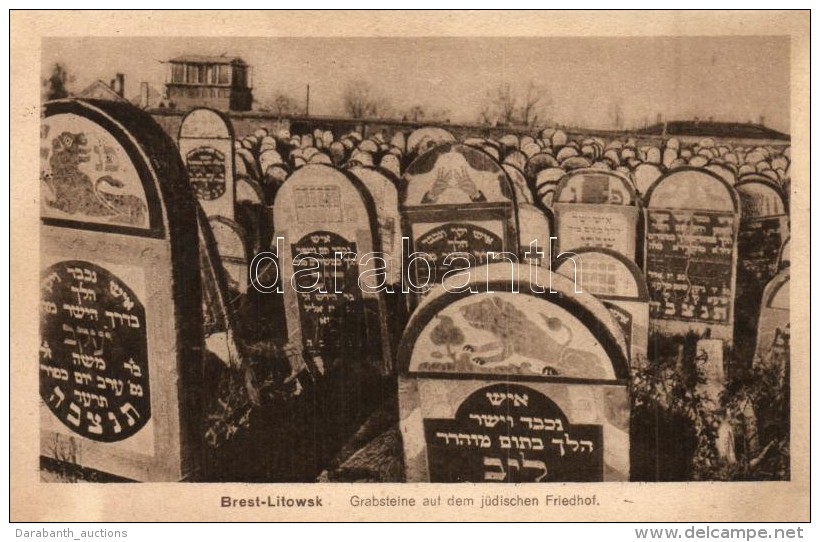 ** T2 Brest-Litovsk (Belarus); Grabsteine Auf Dem Jüdischen Froedhof / Jewish Cemetery, Judaica - Non Classés