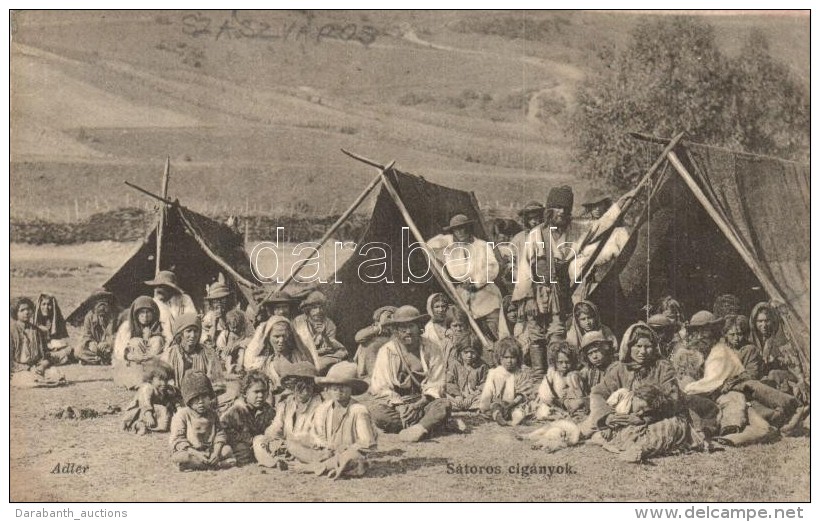 T2 Sátoros Cigányok Erdélyben. Adler Fényirda / Gypsy Camp With Tents - Sin Clasificación