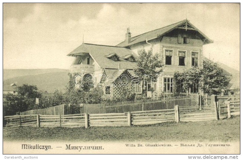 ** T2 Mykulychyn, Mikuliczyn; Willa Dr. Gluszkiewicza / Villa - Unclassified