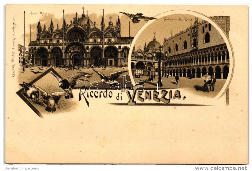 ** T2 Venezia, Venice, Carlo Künzli Litho (fl) - Unclassified