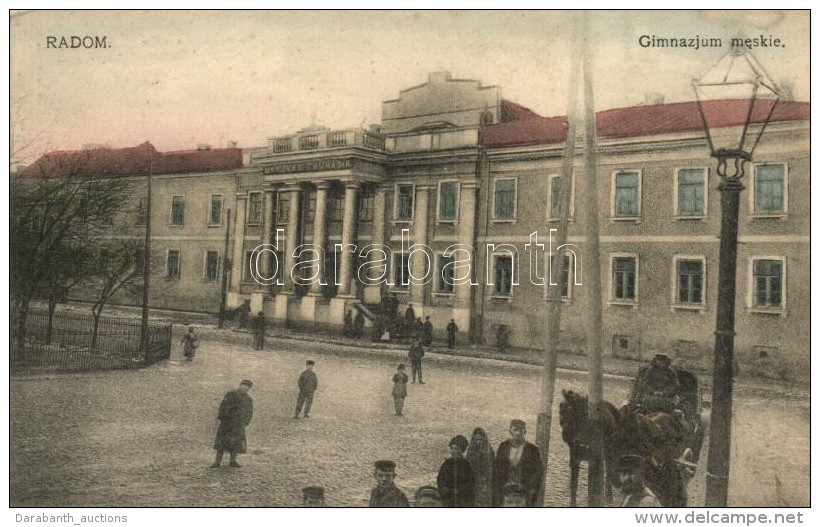 ** T1 Radom, Gimnazjum Meskie. Naklad S. Wrzesinskiego / Boy Grammar School - Sin Clasificación