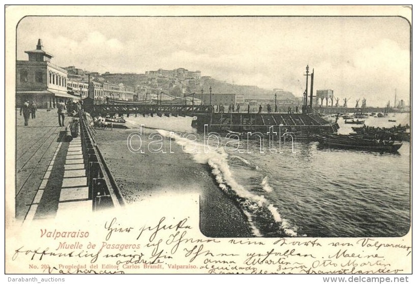 T2/T3 Valparaíso, Muelle De Pasageros / Passenger's Dock. Editor Carlos Brandt (EK) - Unclassified