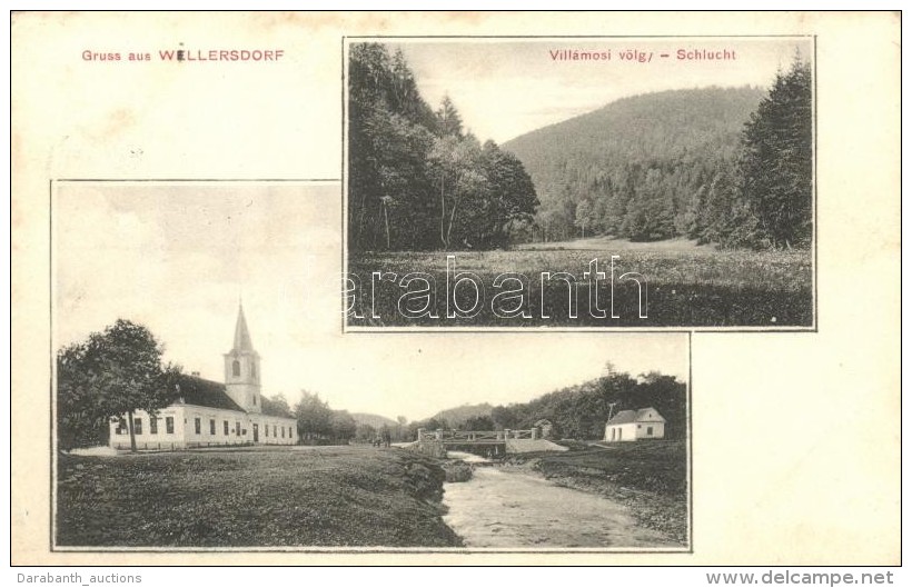 T2/T3 Villámos, Willersdorf (FelsÅ‘lövÅ‘ / Oberschützen); Villámosi-völgy,  Templom;... - Sin Clasificación