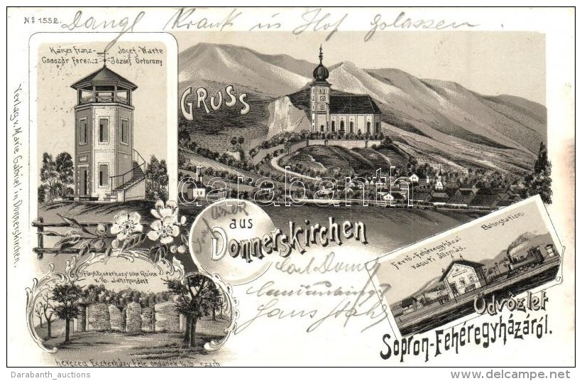 T3 1899 FertÅ‘fehéregyháza, Sopronfehéregyháza, Donnerskirchen; Ferenc József... - Non Classés
