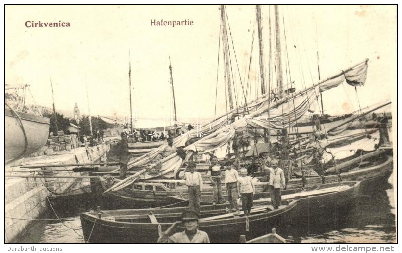 ** T1/T2 Crikvenica, Hafenpartie / Port, Ships - Sin Clasificación