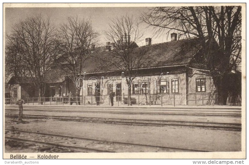 T4 Belistye, Belisce; Vasútállomás / Kolodvor / Railway Station (EM) - Sin Clasificación