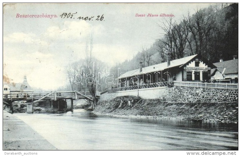 T2 Besztercebánya, Banska Bystrica; Szent János Vasútállomás. Walther Adolf... - Non Classés