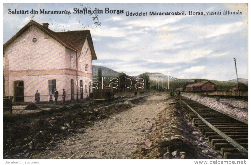 T2 Borsa, Vasútállomás / Gara / Railway Station '1940 Máramarossziget... - Sin Clasificación