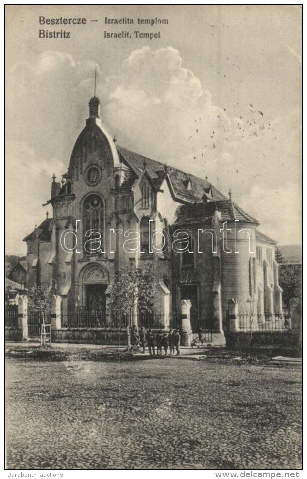 * T2 Beszterce, Bistritz, Bistrita; Izraelita Templom, Zsinagóga / Synagogue. Verlag Stolzenberg F. - Sin Clasificación