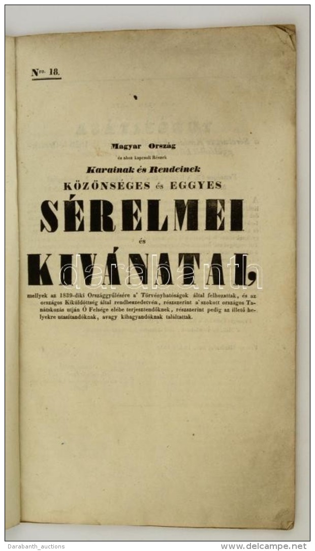 Eötvös Ignác (szerk.) Magyar Ország és Ahoz Kapcsolt Részek Karainak... - Sin Clasificación