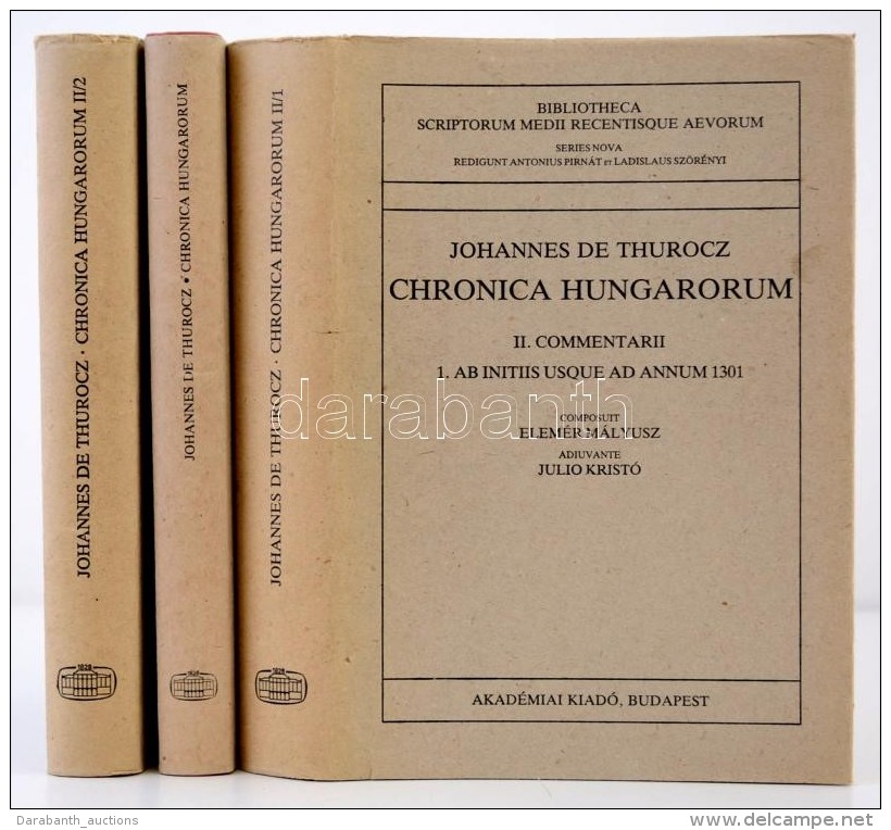Johannes De Thurocz [Thuróczi János]: Chronica Hungarorum [Magyarok Krónikája]... - Sin Clasificación
