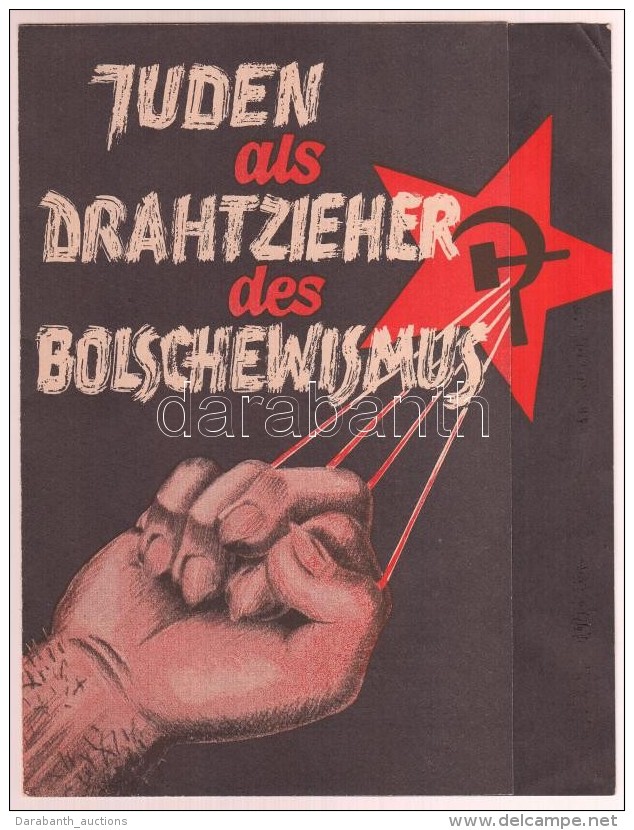 Cca 1933 Juden Als Drahtzieher Des Bolschewismus Náci Propagandakiadvány / Nazi Propaganda Booklet.... - Sin Clasificación