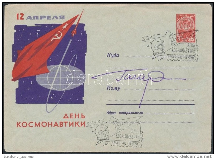 Jurij Alekszejevics Gagarin (1934-1968) Szovjet Å±rhajós Aláírása... - Sin Clasificación