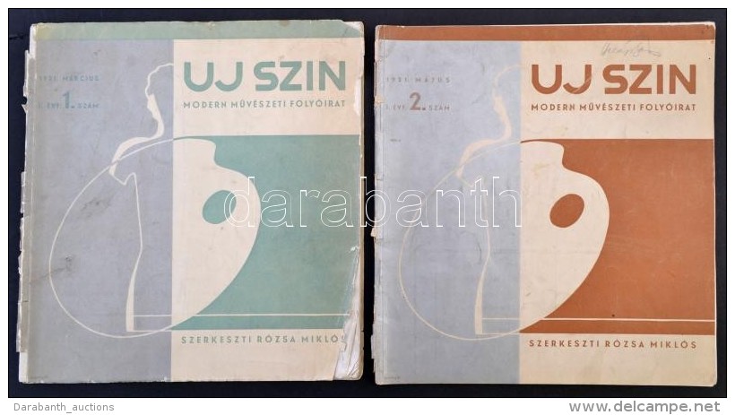 Uj Szin. Modern MÅ±vészeti Folyóirat. Szerk. Rózsa Miklós. (1930. 1. évf. 1.-2.... - Otros & Sin Clasificación