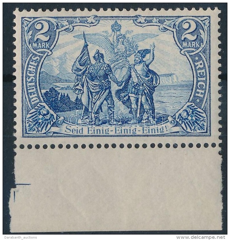 ** 1902 Mi 82A ívszéli / Margin Piece - Otros & Sin Clasificación