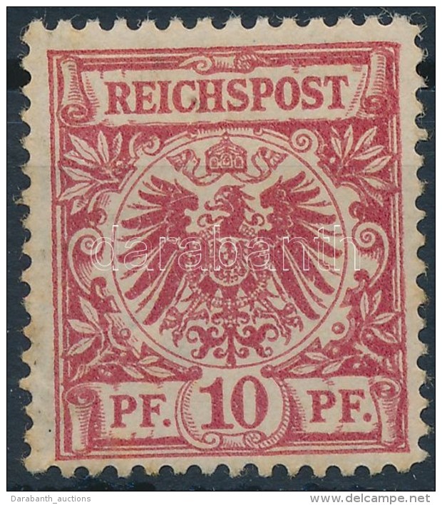 * 1889 Mi 47ba (Mi EUR 1.100.-) Certificate: Briefmarkenprüfstelle Basel - Otros & Sin Clasificación