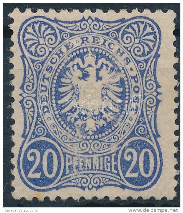 ** 1875 Mi 34b, (Mi EUR 5.000.-) Certificate: Jäschke-Lantelme (kis Barna Folt Alul / Small Stain) - Otros & Sin Clasificación