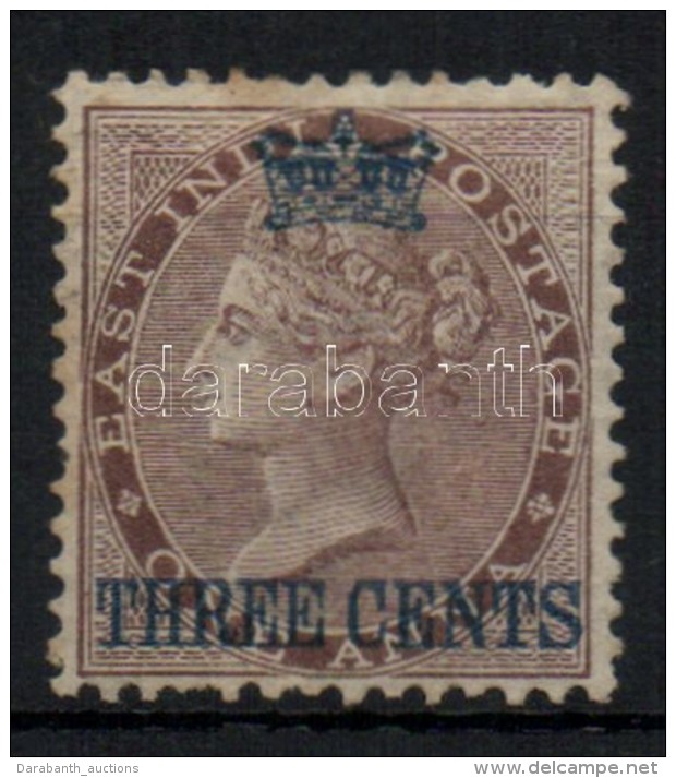 * Straits Settlements 1867 Forgalmi Bélyeg Felülnyomással Mi 3 - Otros & Sin Clasificación