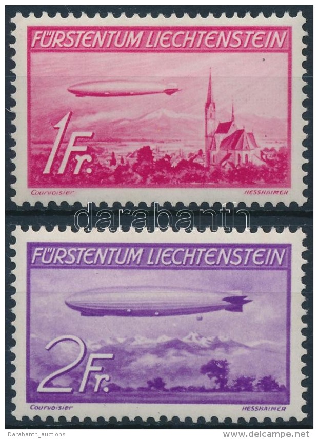 ** 1936 Zeppelin Sor Mi 149-150 - Otros & Sin Clasificación