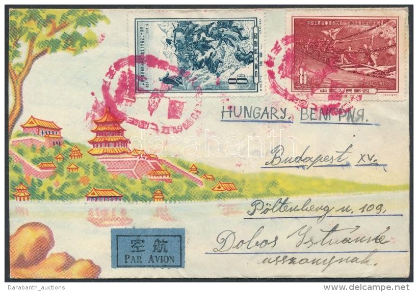 1956 Légi Levél Budapestre / Airmail Cover To Hungary - Otros & Sin Clasificación