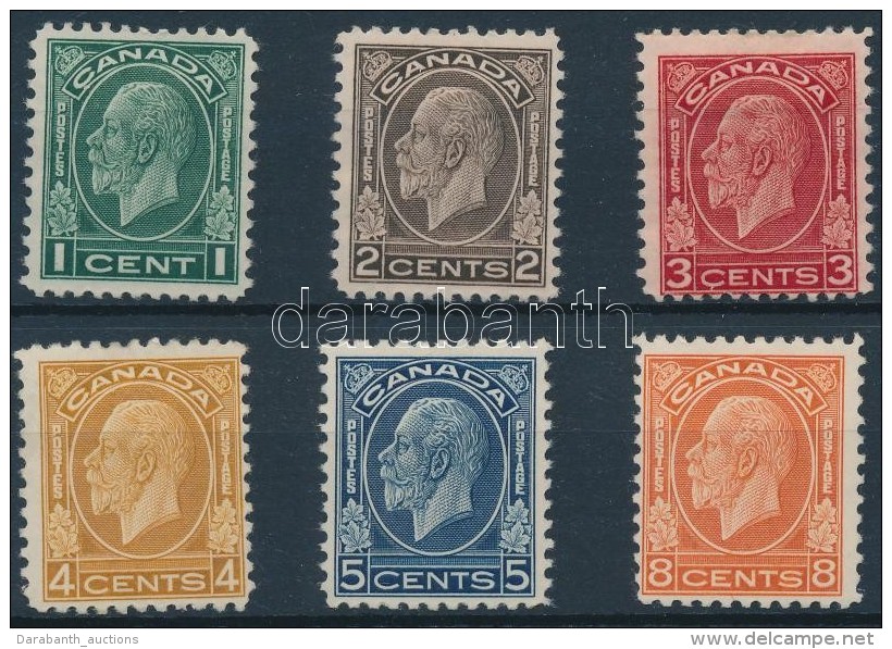 * 1932 Forgalmi Bélyeg Sor / Definitive Stamp Set Mi 162-167 A - Otros & Sin Clasificación