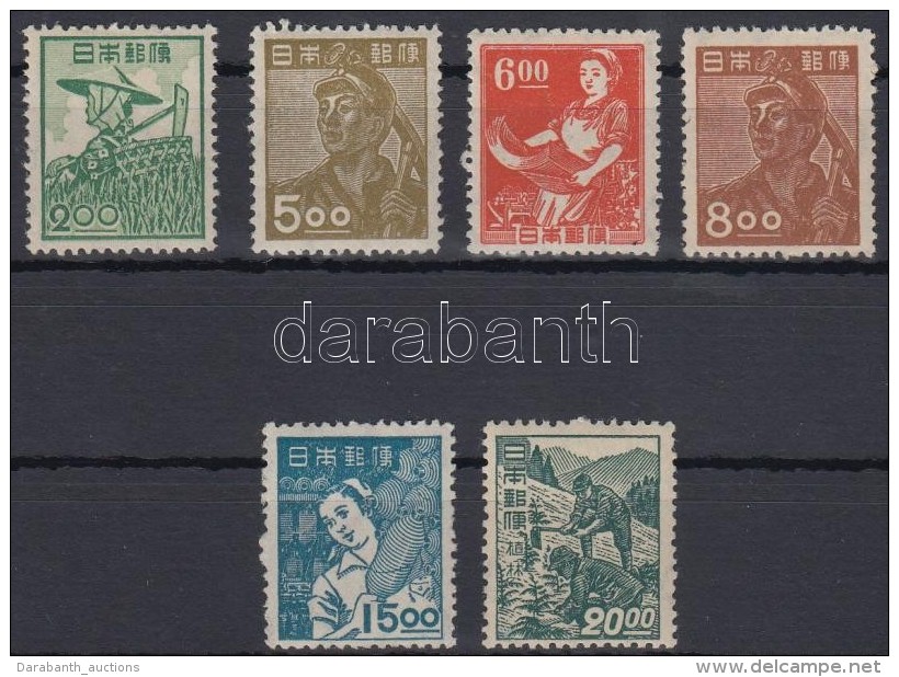 ** 1948 6 Klf Forgalmi érték Mi 413, 415, 417-420 - Otros & Sin Clasificación