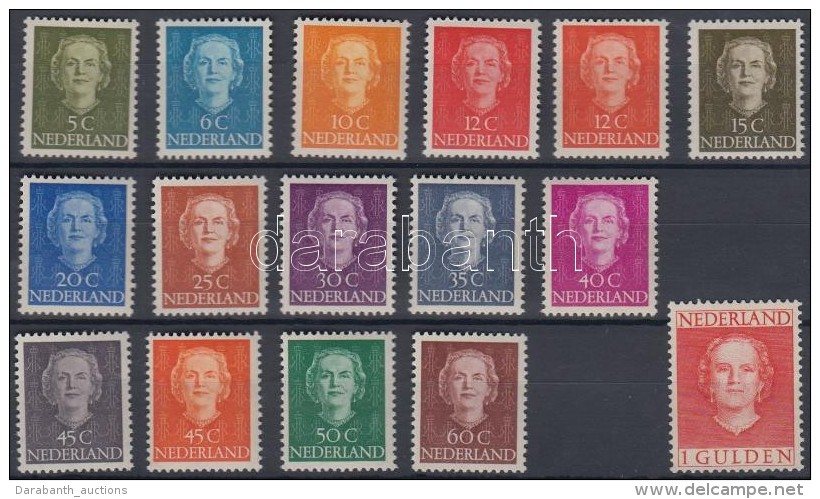 ** 1949 Julianna KirálynÅ‘ Sor Mi 525-539 + 540 - Otros & Sin Clasificación