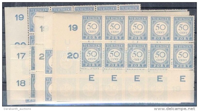 ** 1912-1921 Portó összefüggések / Postage Due Units (~Mi EUR 382,-) - Autres & Non Classés