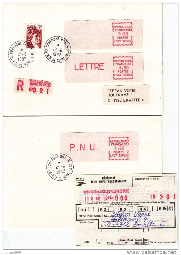 Nr 3.3.4 Zb, Op Brief, Michel = ?? € (X17010) - 1981-84 Types « LS » & « LSA » (prototypes)