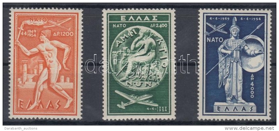 ** 1954 5 éves A NATO Sor Mi 615-617 - Otros & Sin Clasificación