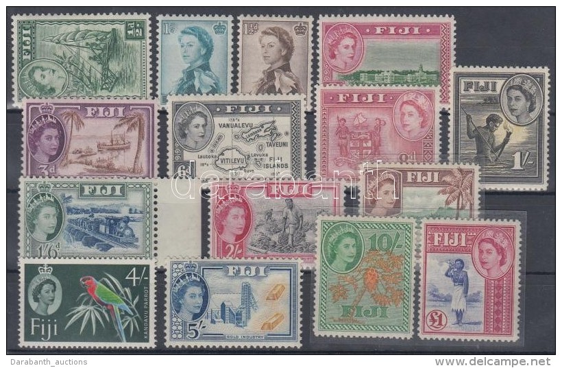 ** 1954/1956 Forgalmi Sor Mi 124-138 + 151 (128 Hiányzik / Missing) - Otros & Sin Clasificación