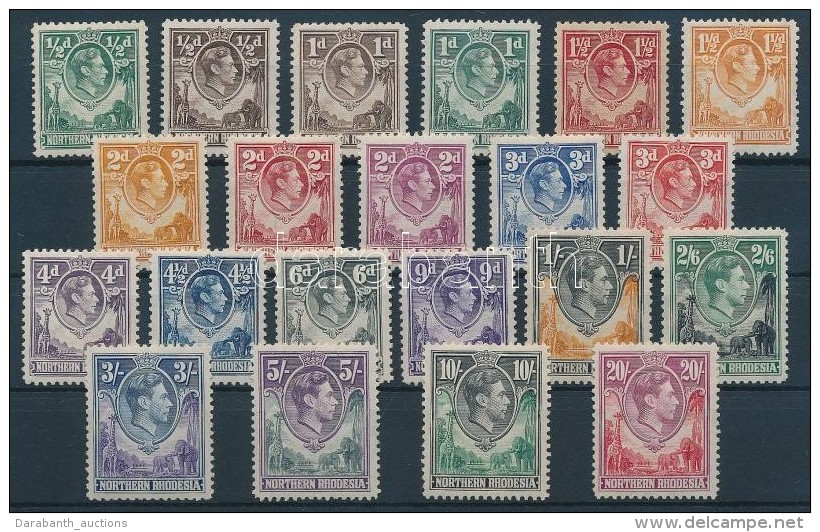 * 1938/1952 Forgalmi Sor / Definitive Set Mi 25-45 - Otros & Sin Clasificación