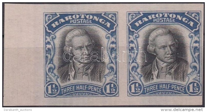 ** 1920 Forgalmi ívszéli Vágott Pár Mi 16 / Imperforate Margin Pair - Otros & Sin Clasificación