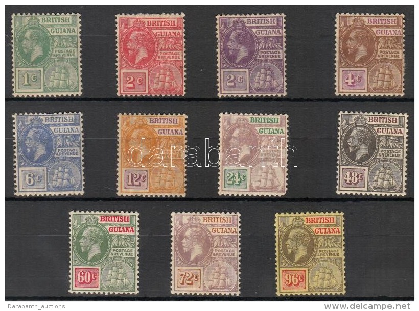 * 1921 Forgalmi Bélyeg Sor / Definitive Stamp Set Mi 140-150 (24c Pici Sarokhiba /short Corner) - Otros & Sin Clasificación